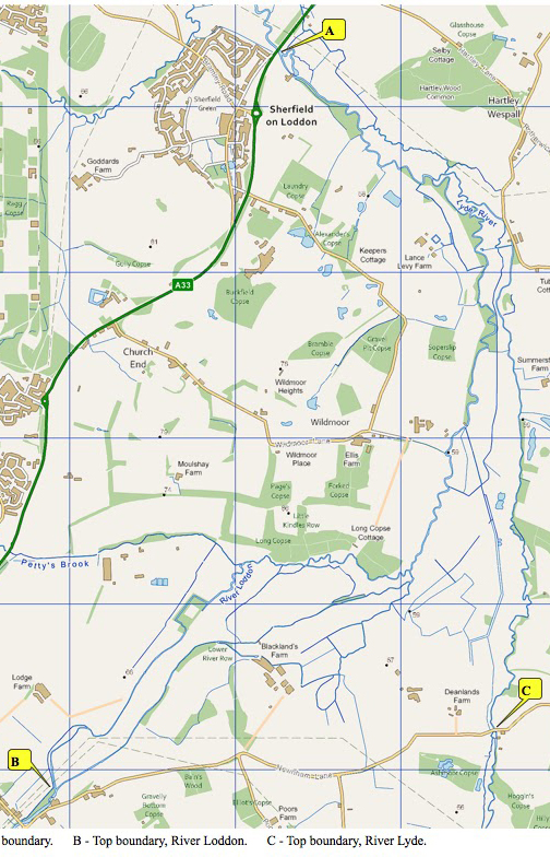 Map of Gresham Angling Society